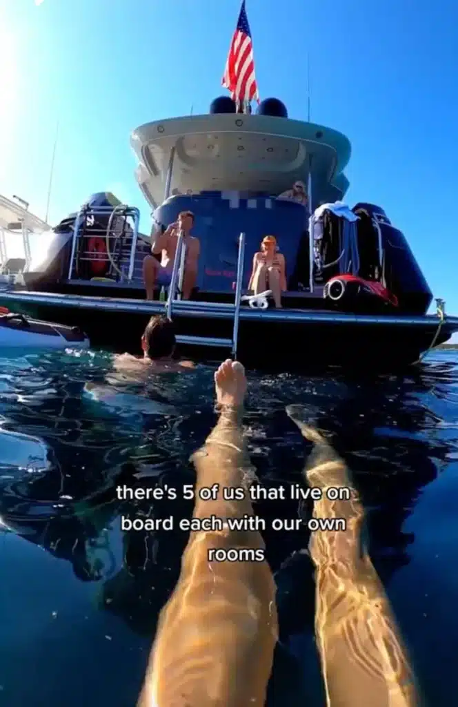 Woman says it’s ‘hard work’ getting paid to live on a luxury yacht and travel the world