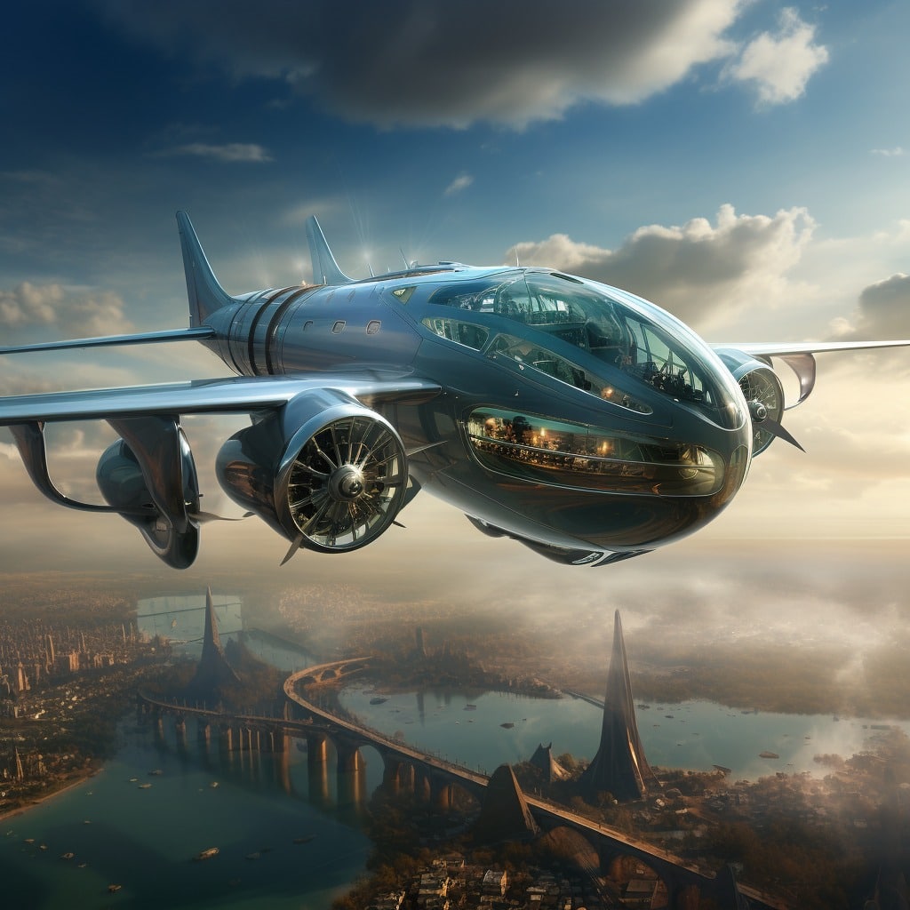 Future airplane - AI predicts future of air travel