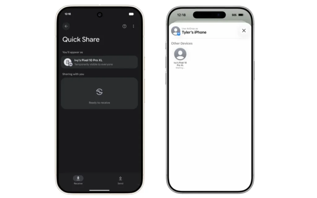 A new update will allow Android users and iPhone owners to share files between devices for the first time