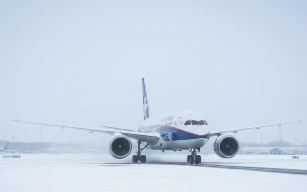 Forget de-icing your car, airplanes have to undergo a rigorous process to fly safely in snowy weather