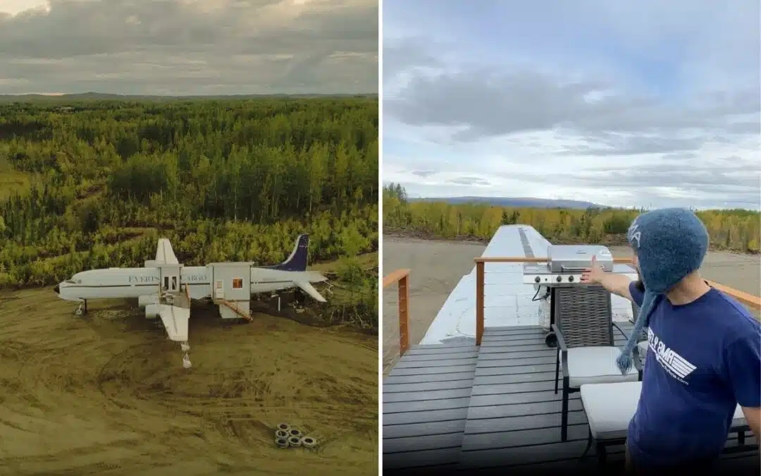 Aircraft Converted Into Incredibly Unique Airplane House   Airplane House Alaska 1080x675 