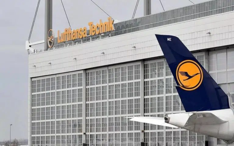 Munich Internation Airport has hangars that aren’t big enough for Airbus A380s but they came up with a solution