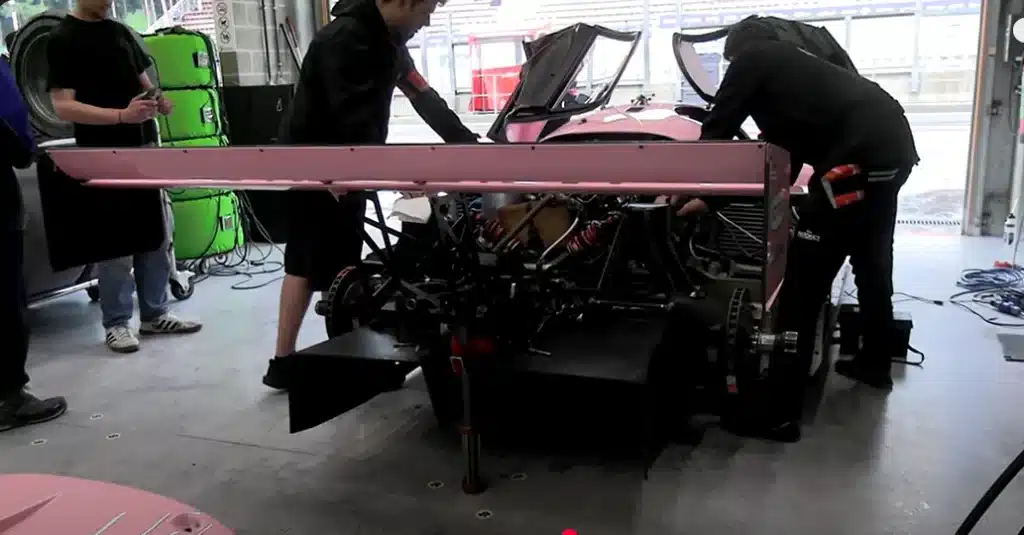 This 1989 Porsche 962c is pink, loud and faster than most modern supercars