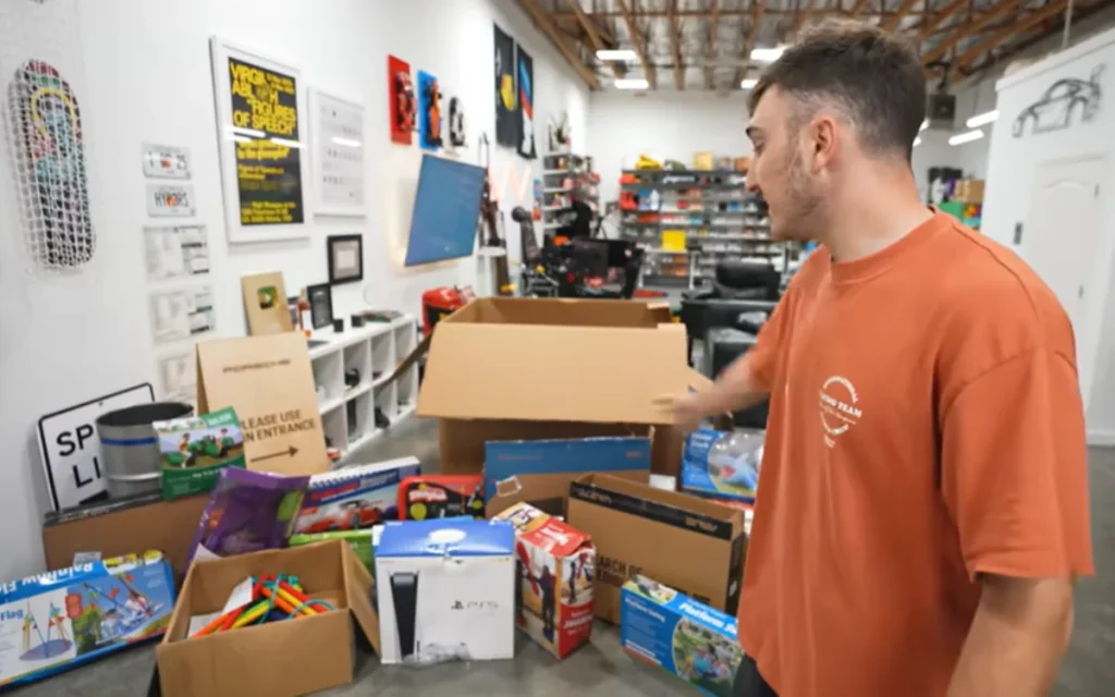 A man bought a pallet of Amazon returns for under a $1,000, with the hopes of making an easy profit by selling them on eBay - but did the gamble pay off?