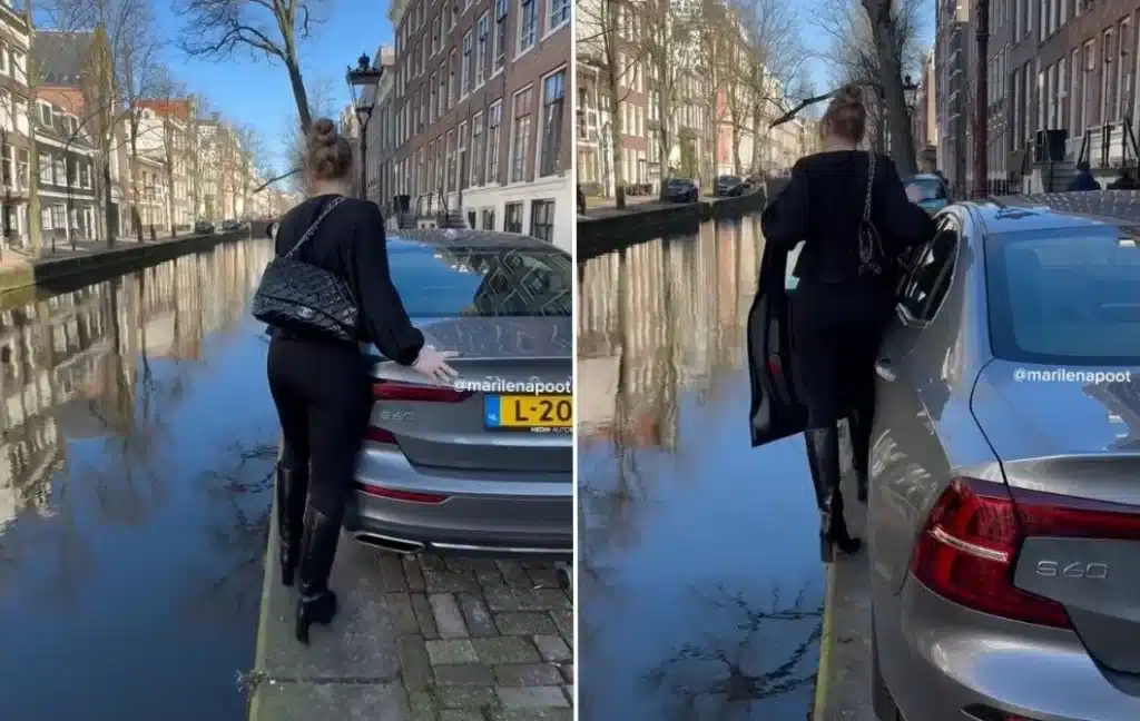 americans parking situation Amsterdam