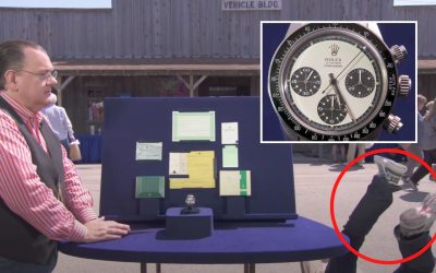 War vet falls to the ground in shock when he is told  his Rolex Daytona is worth $700k