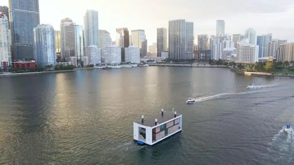 This Miami mansion floats, runs on sunshine, and skips the land entirely