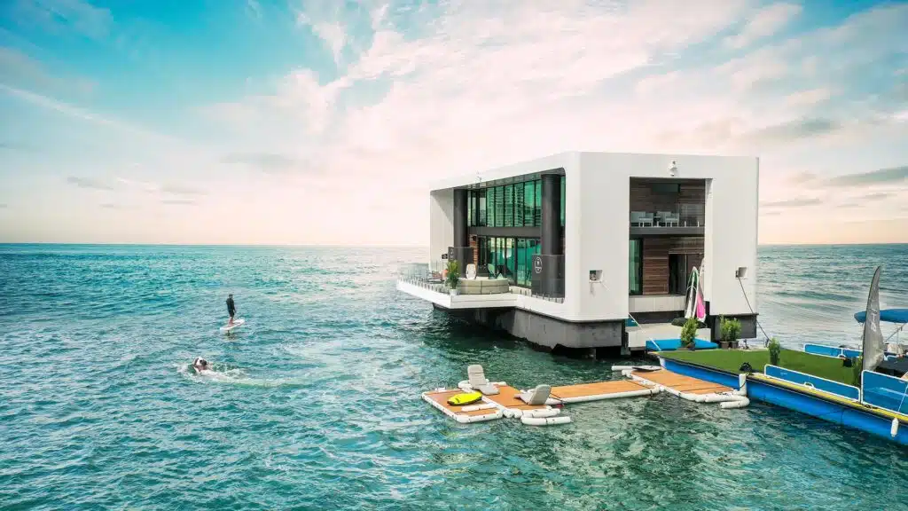 This Miami mansion floats, runs on sunshine, and skips the land entirely