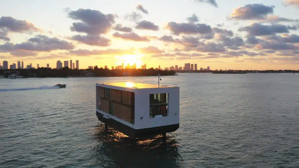 This Miami mansion floats, runs on sunshine, and skips the land entirely