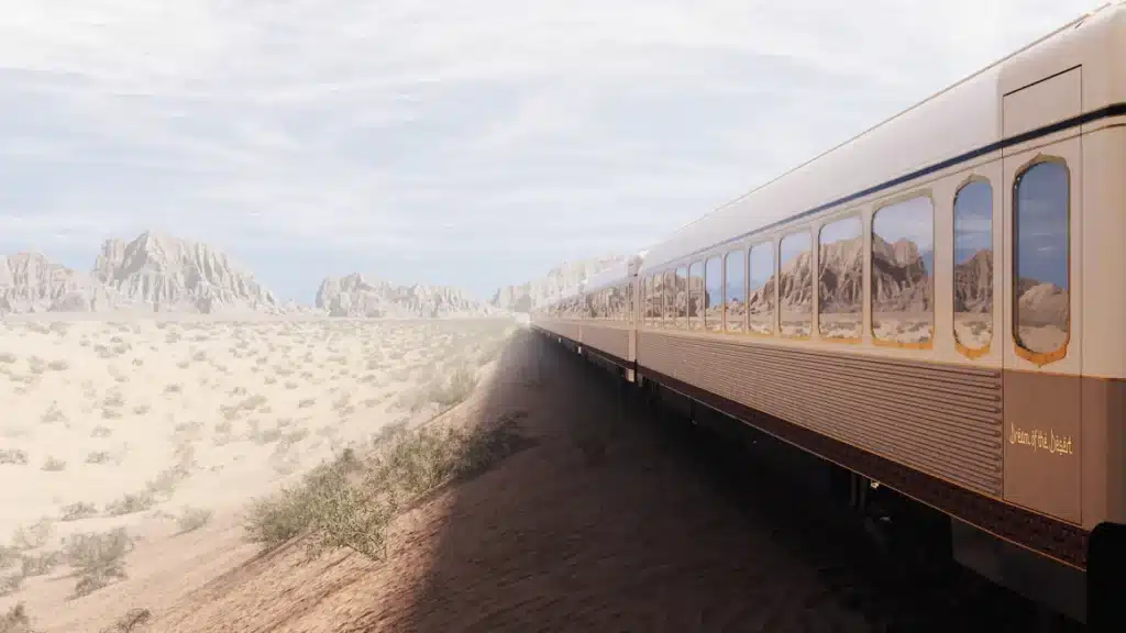 Saudi Arabia unveiled its first five-star luxury train called Dream of the Desert 