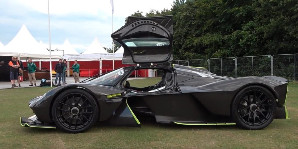 Aston Martin Valkyrie from the side