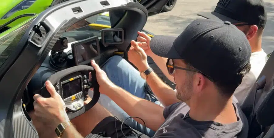 American questions his Hennessey Venom F5 after ripping in Aston Martin Valkyrie