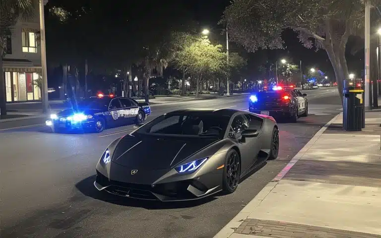 lamborghini huracan sto driver fined in Australia