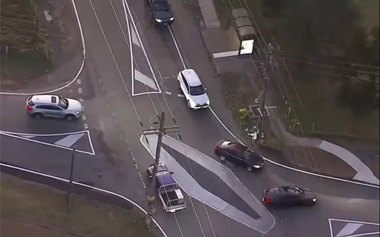 Australian drivers can't work out what's going on with this intersection in Sydney