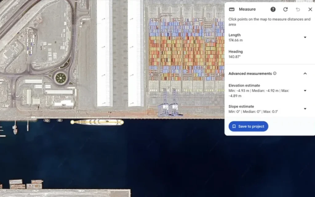 World’s largest private yacht Azzam has been spotted sitting in a surprisingly unglamorous location after years of inactivity following its owner’s death