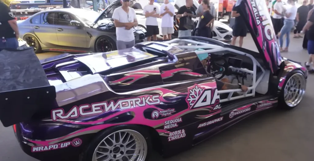 Man takes his fake Lamborghini to a real supercar meet to see if anyone notices