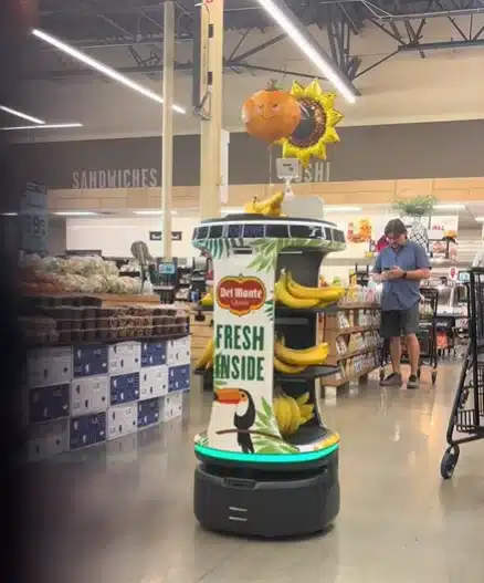 Forget AI girlfriends, America now has a banana-selling robot