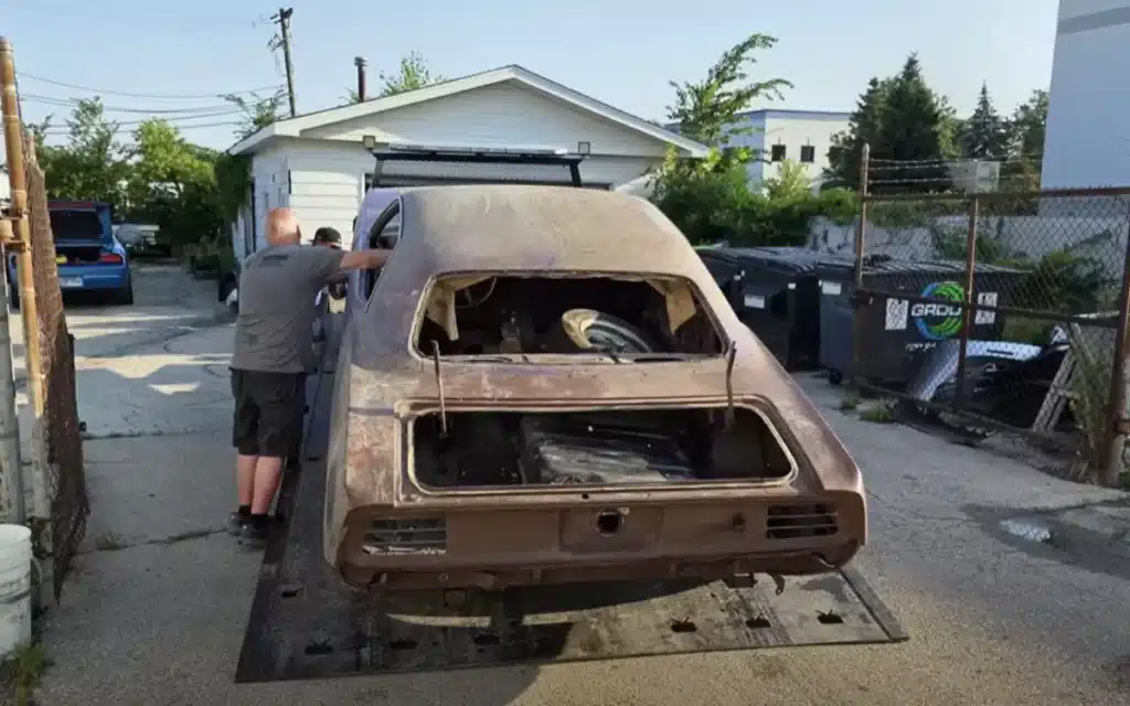 After 50 years hidden in Chicago, a 1970 Plymouth Barracuda 340 has finally been rolled out, washed, and set for restoration