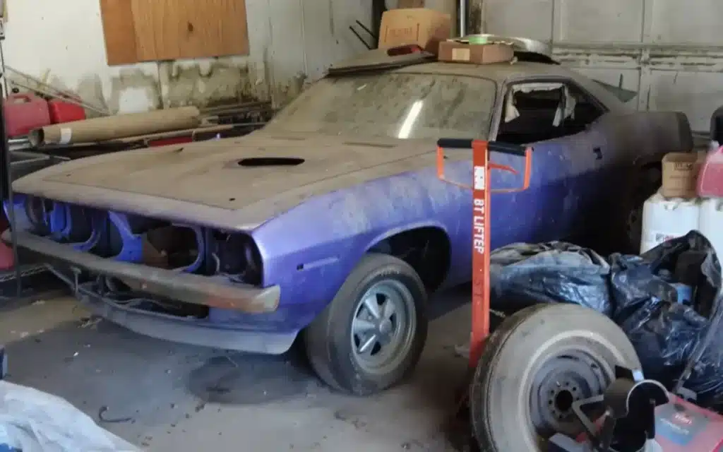 After 50 years hidden in Chicago, a 1970 Plymouth Barracuda 340 has finally been rolled out, washed, and set for restoration