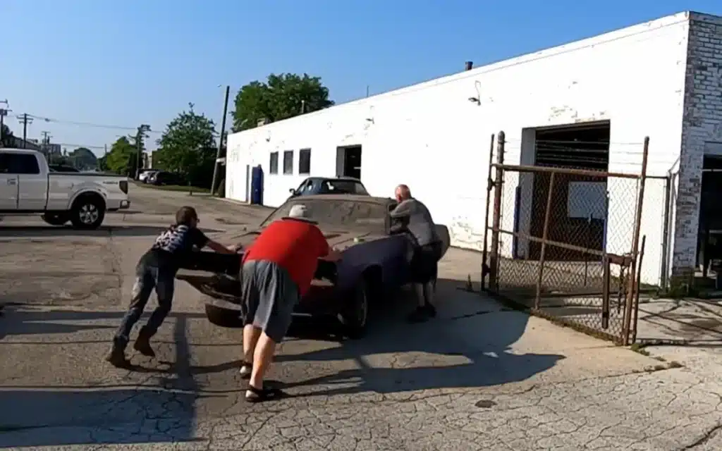 After 50 years hidden in Chicago, a 1970 Plymouth Barracuda 340 has finally been rolled out, washed, and set for restoration