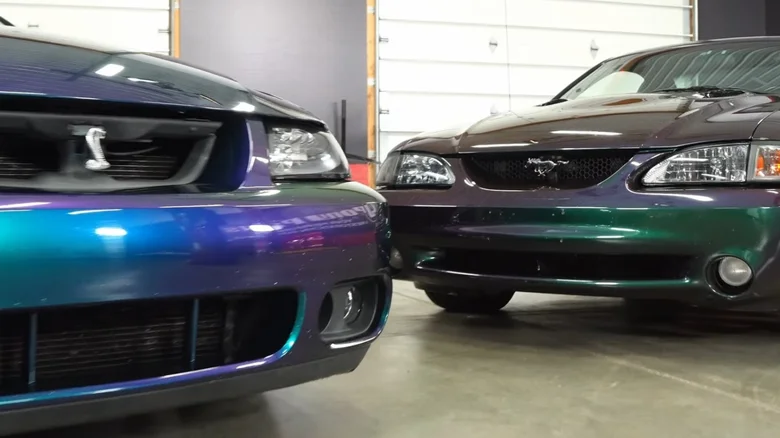 Color-shifting paint returns to motorcycles after Ford's legendary 1996 Mystichrome Cobras