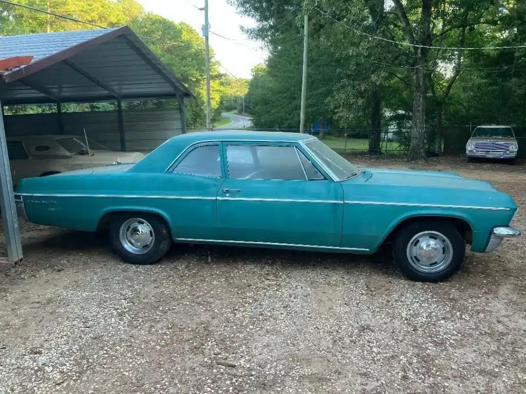 This 1965 Chevrolet Bel Air has spent more than 30 years inside a pole barn but has now been rescued and is looking for a new owner