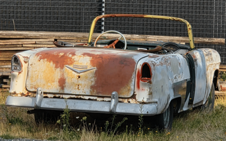 The owner of this rusty 1955 Chevrolet Bel Air reckons there’s still plenty of life left in the vintage vehicle and thinks it's prime for a restoration.