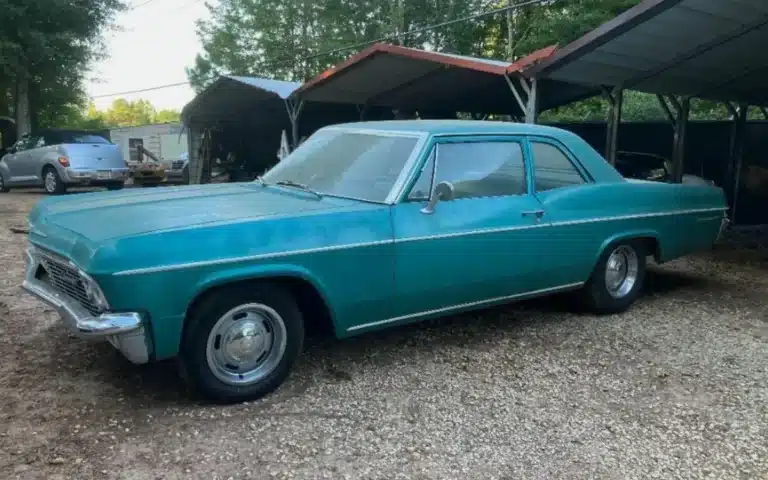 This 1965 Chevrolet Bel Air has spent more than 30 years inside a pole barn but has now been rescued and is looking for a new owner