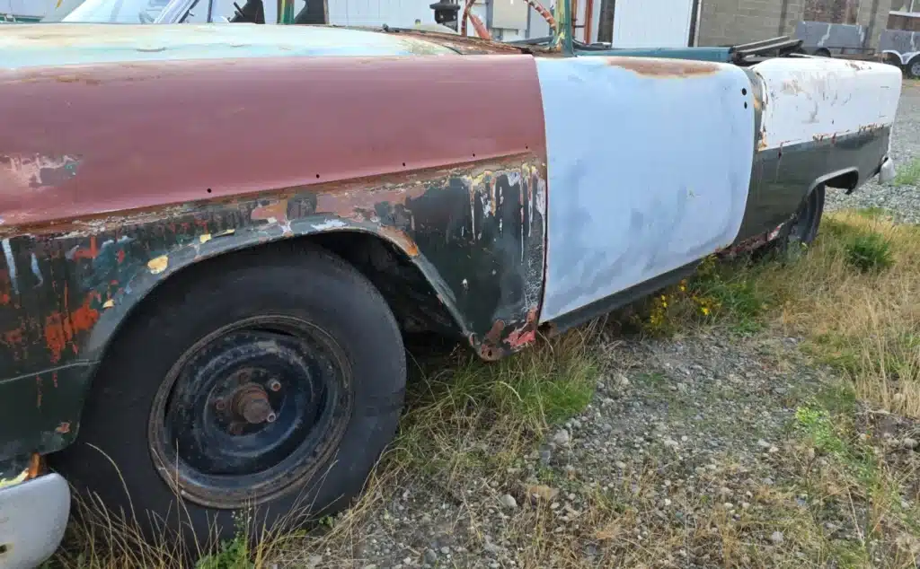 The owner of this rusty 1955 Chevrolet Bel Air reckons there’s still plenty of life left in the vintage vehicle and thinks it's prime for a restoration.