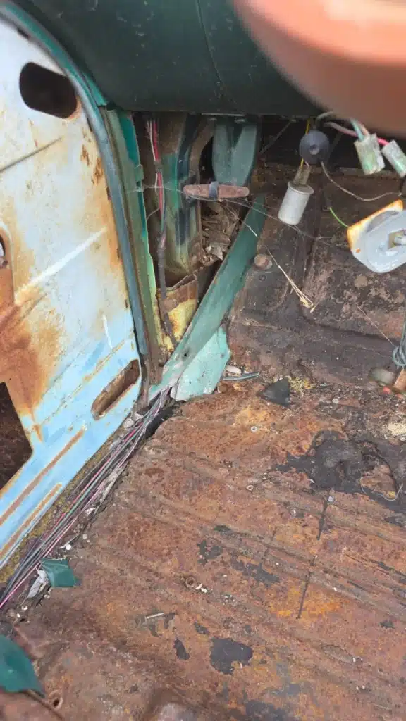 The owner of this rusty 1955 Chevrolet Bel Air reckons there’s still plenty of life left in the vintage vehicle and thinks it's prime for a restoration.