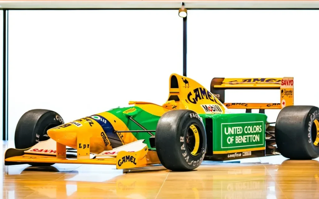 The Benetton Michael Schumacher won his first Grand Prix in is going up for sale, marking the exact moment his Formula One career shifted from promise to legend