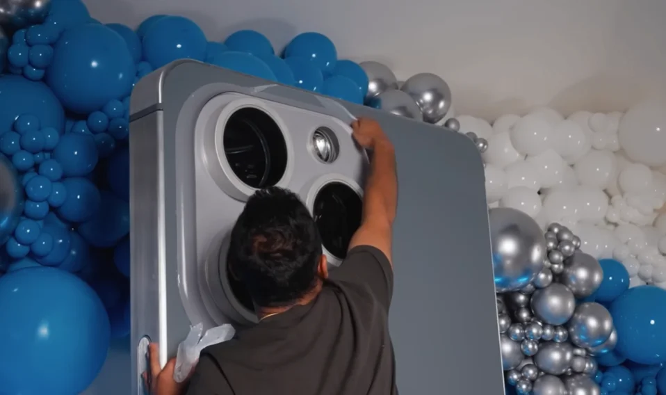 A YouTuber has built the world's biggest iPhone, complete with extreme hardware, oversized features, and a Guinness World Record to prove it