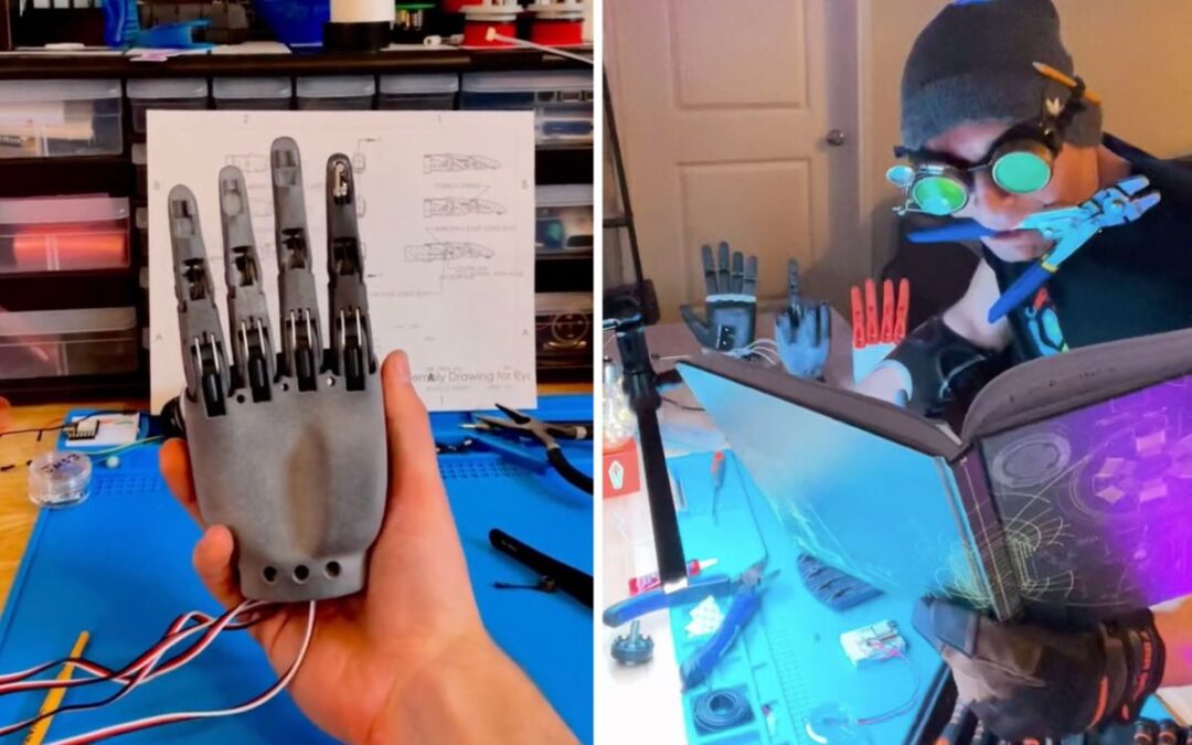 College student builds functioning bionic arm for under $650