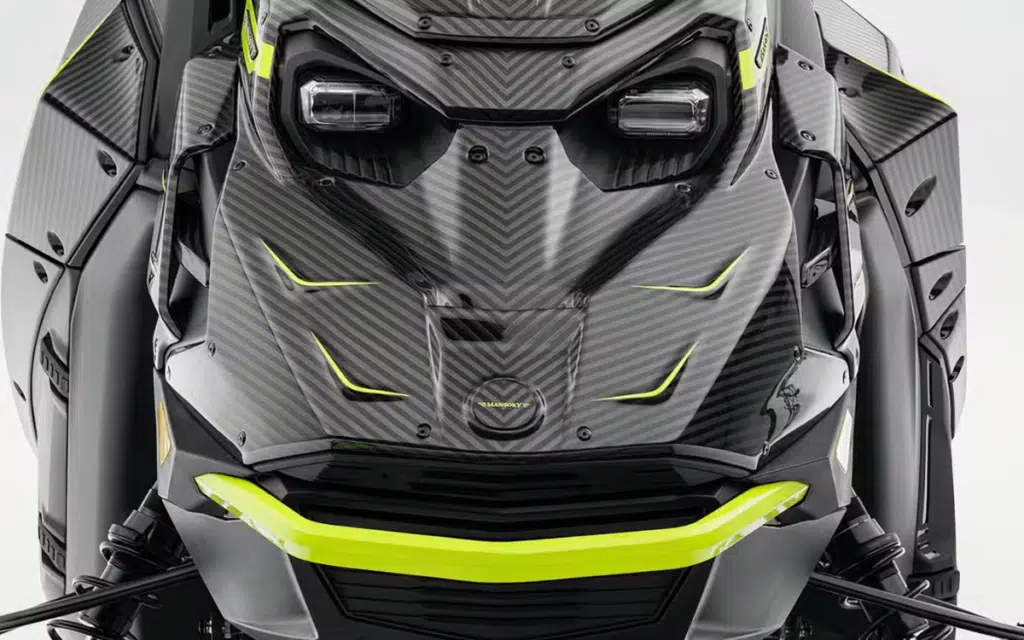 Meet the 'Black Lizard', a 205HP carbon snowmobile from Mansory