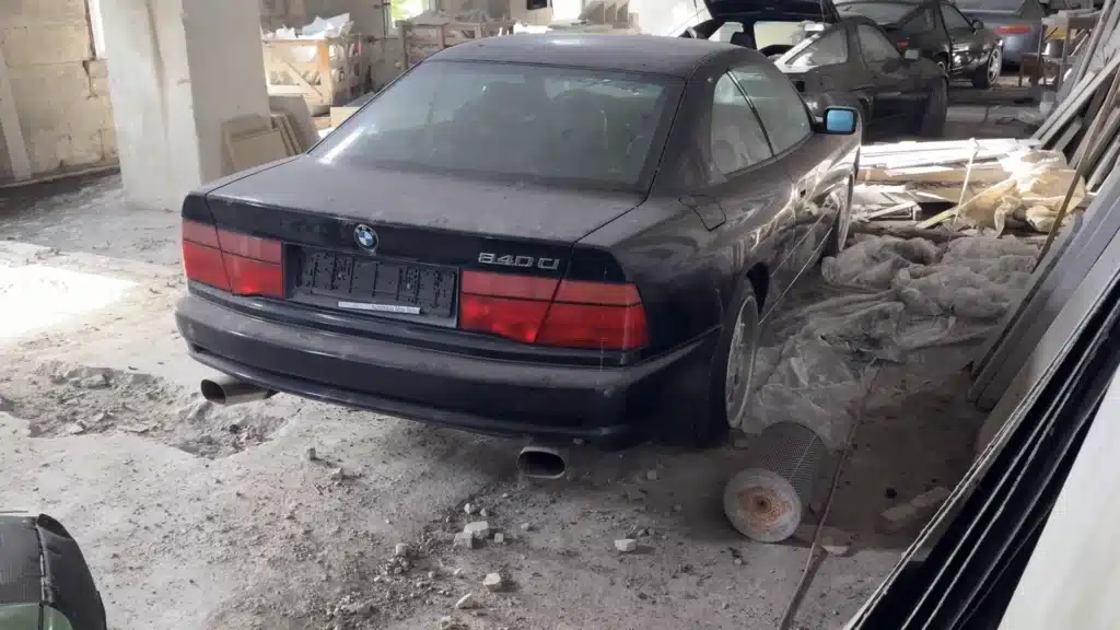 Porsche chop shop car graveyard abandoned cars