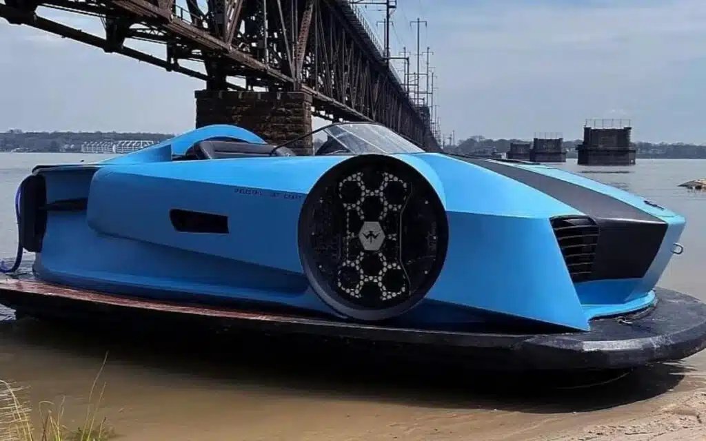 This electric jet craft is styled to look like a supercar