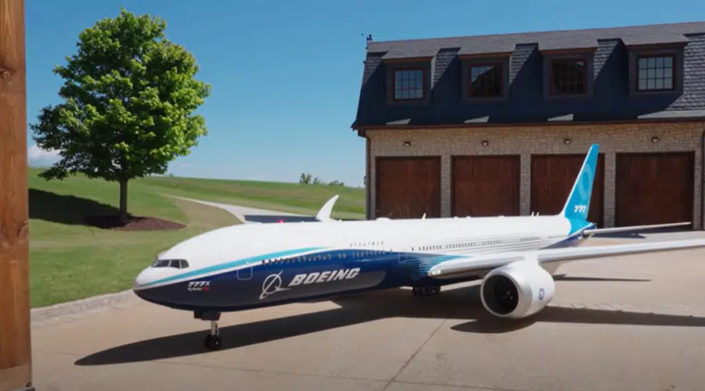 Newly-unveiled world's largest RC Boeing 777X is a thing of beauty in the air