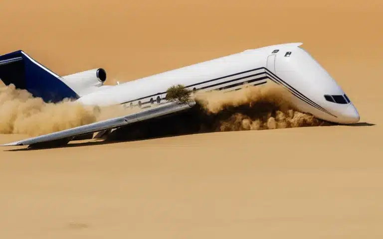 Scientists once deliberately crashed a Boeing 727 in the desert near Mexicali, Mexico for a rare real–life crash simulation