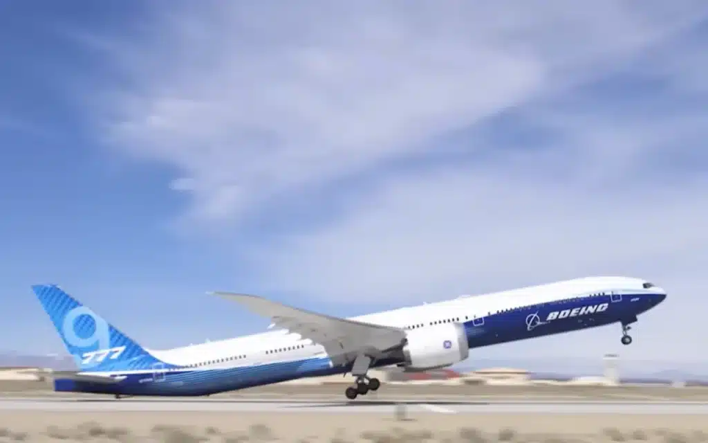 A Boeing 777-9 was caught on video performing a jaw-dropping tail scrape during an routine minimum unstick test, evaluating its take-off capabilities