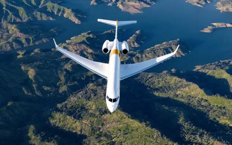 private jet bombardier global 7500