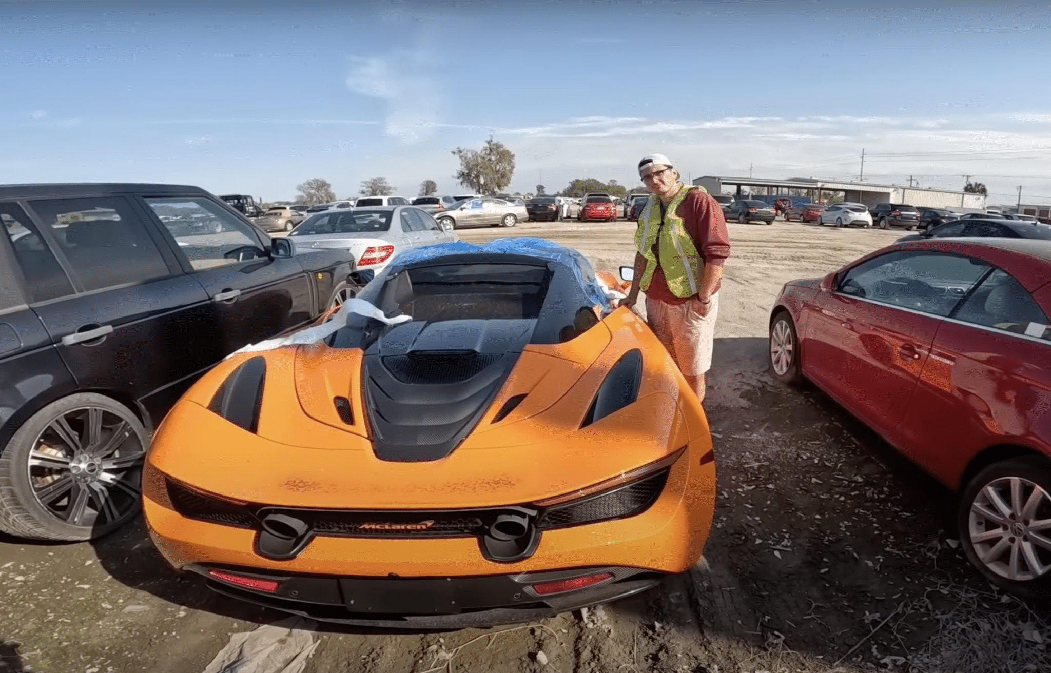 300K McLaren with junk cars despite being in mint condition