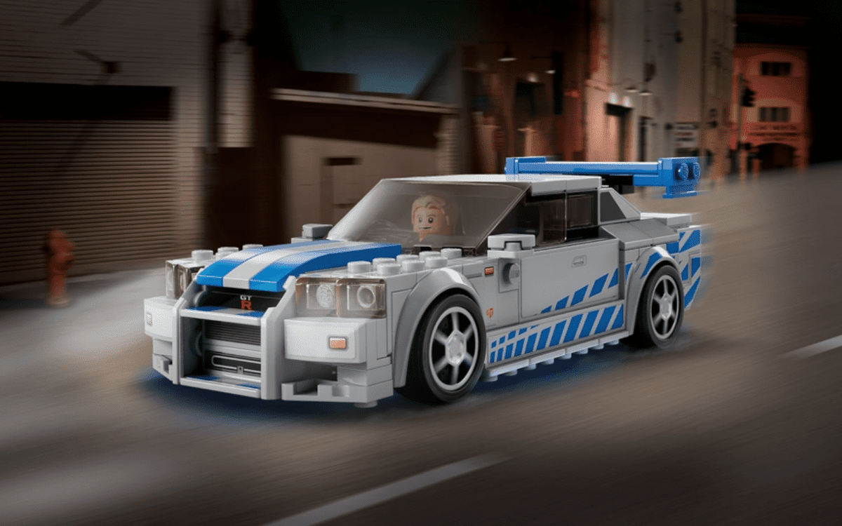 LEGO car sets: Brian O'Conner Lego R34 GT-R