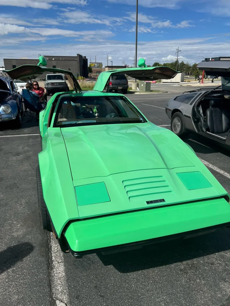 A car enthusiast was left stumped after spotting a super rare 1970s Bricklin SV-1 at a Cars & Coffee meet in Utah