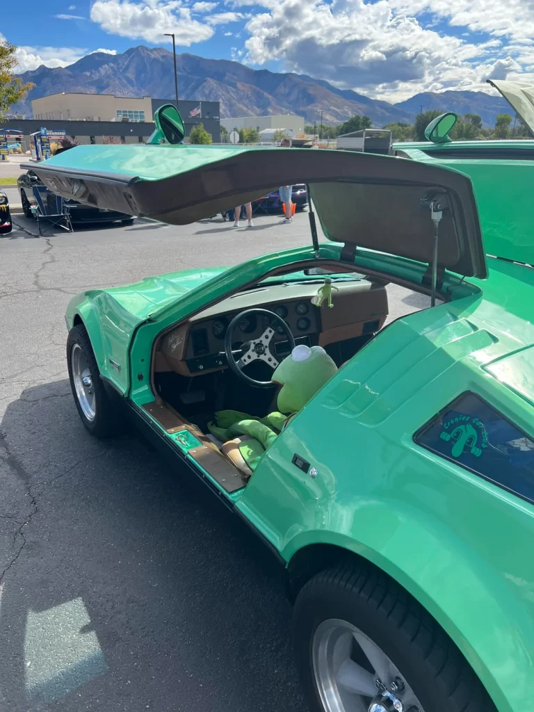 A car enthusiast was stumped after spotting a super rare 1970s Bricklin SV1 at a Cars n Coffee meet in Utah