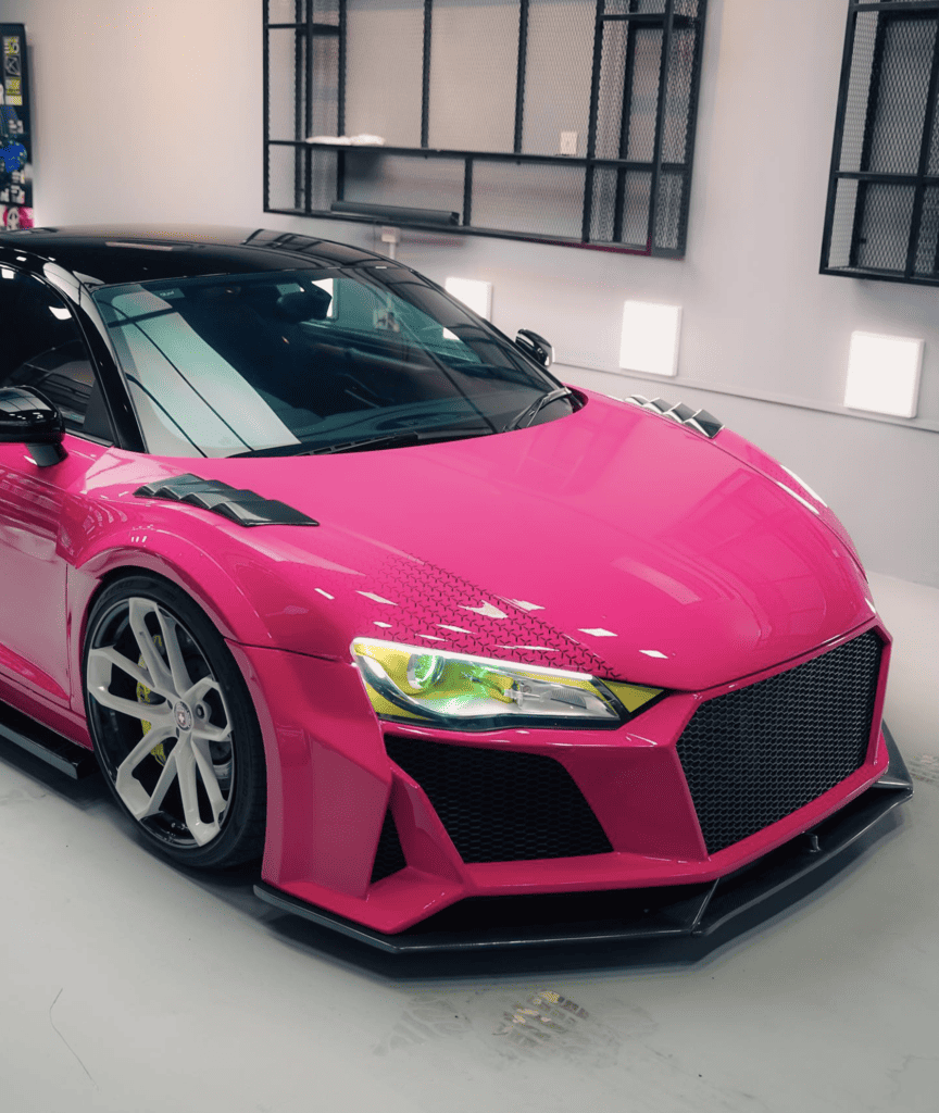 Bright Pink Audi R8 Thinks It s A Lamborghini