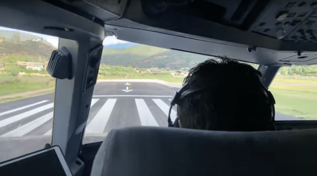 Brilliant pilot successfully lands Airbus at 'world's most dangerous airport' in spectacular footage