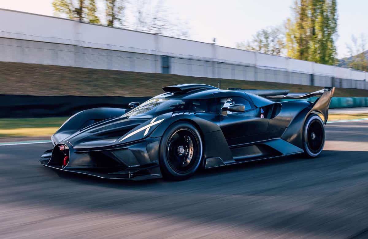 Bugatti Bolide hypercar tests ahead of deliveries in 2024