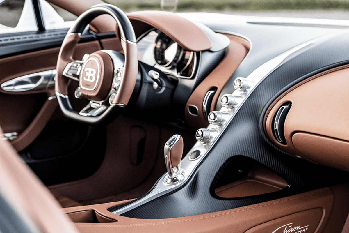 Bugatti Chiron Super Sport supercar interior