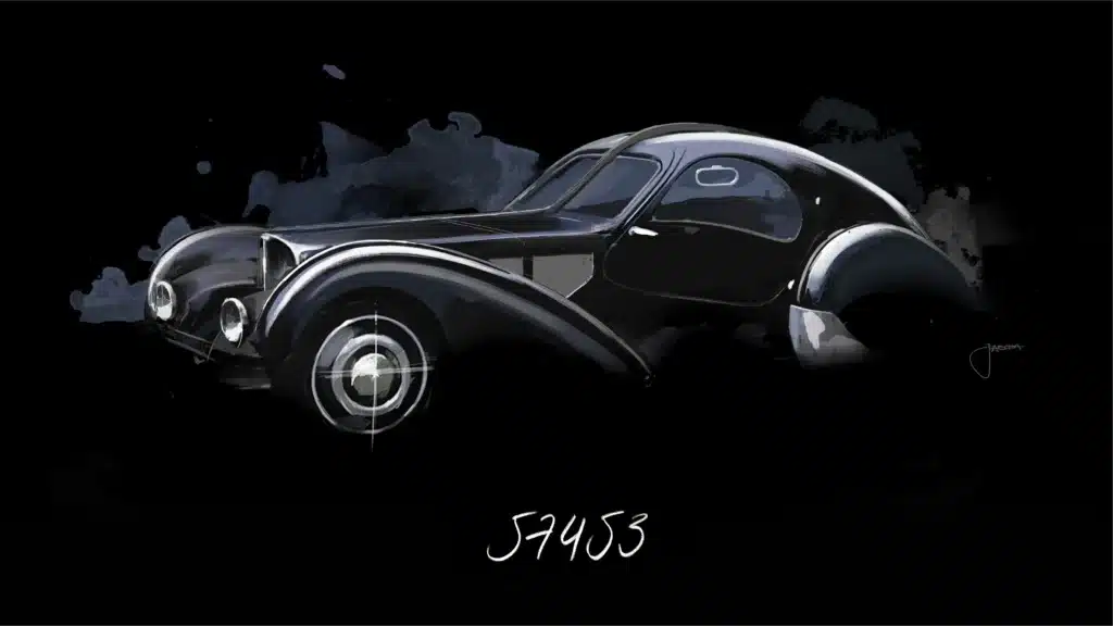 Only '2.5' Bugatti Atlantic Type 57SC cars exist after just four were made