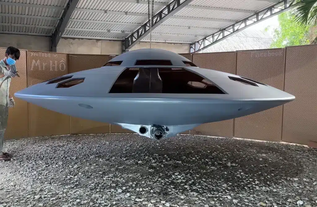 flying saucer jet boat ufo